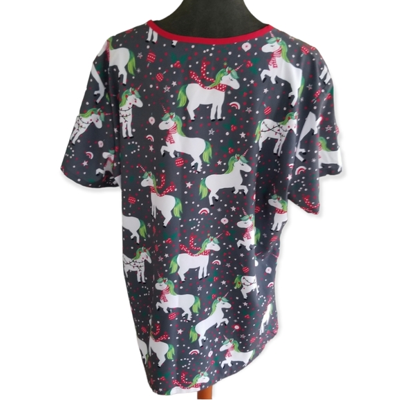 Unicorn plus size scrub top from Med Couture sz 2XL - Picture 5 of 8